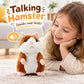 Peluche de hámster parlante: repite todo lo que digas, mueve la cabeza automáticamente y es muy divertido tanto para niños como para adultos