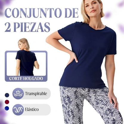 ⏰🔥 ¡50% DE DESCUENTO POR TIEMPO LIMITADO! 💃 Conjunto casual de dos piezas para mujer: cómodo, elegante y perfecto para el día a día ✨🌿