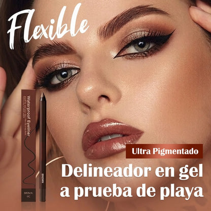 🎁Último Día: Compra 1, Obtén 1 Gratis🔥-🌟Dúo de delineador de ojos impermeable por 24 horas, lápiz de ojos afilable