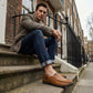 👞✨Zapatos de Cuero Clásicos para Hombre – Piel de Becerra Transpirable, Comodidad de Calce y Estilo Atemporal