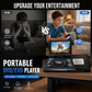 📺 Reproductor portátil de DVD/EVD HD de 7,8 pulgadas: pantalla grande, recargable y compatible con DVD, CD, USB y SD. Perfecto para casa y para viajar.