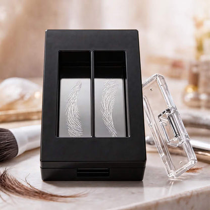✨👁️ 50 % RABATT! Vattentätt Ögonbrynsstämpelset med Microbladingeffekt – Skapa Naturlig Hårstrålook Enkelt 💕✏️