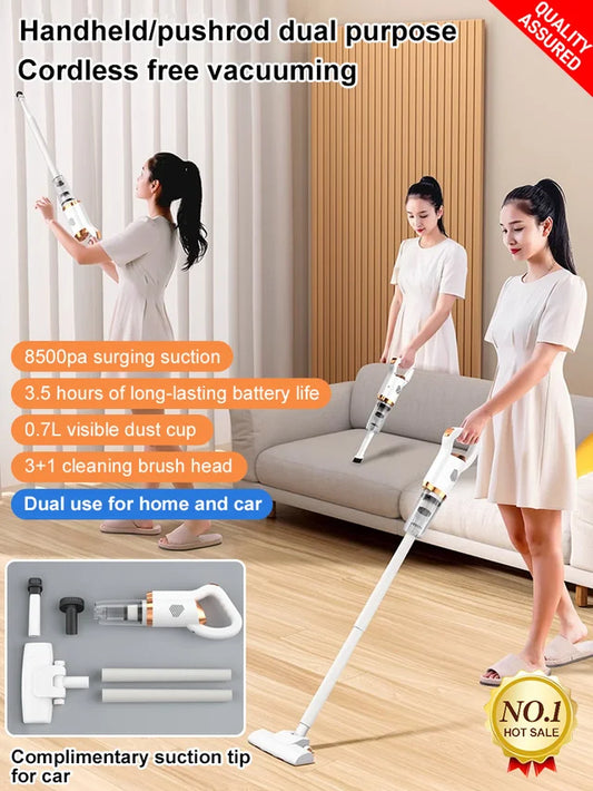 🔥Limited Time Offer 50% Off🔥Multifunctional Suction Blowing 3-in-one  Portable Cordless Handheld Vacuum Cleaner