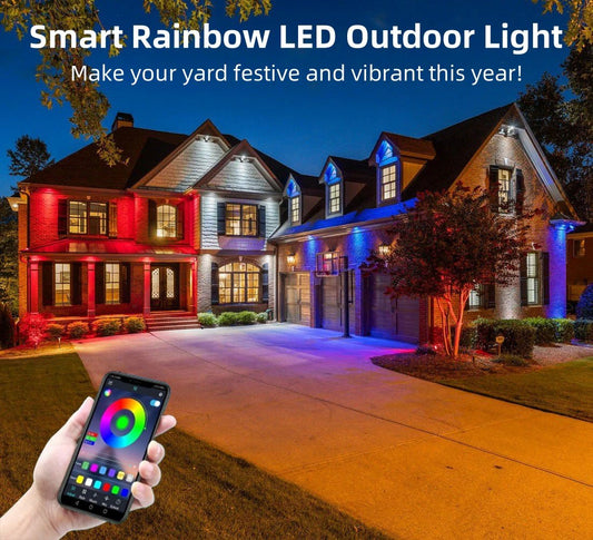 🎃 Early Halloween 49%OFF - ✨Smart Rainbow LED Permanent Outdoor Light - Smartlight 🎁