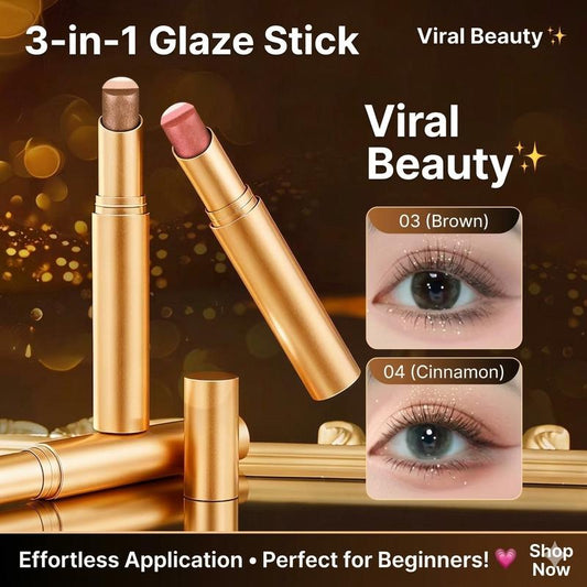 🏆  Compra 1 y llévate 1 gratis ⚡ ¡Más de 50.000 vendidos! ¡Casi agotado! 💥 Sombra de ojos en barra de 3 colores