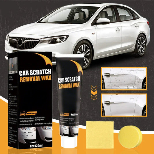🚗 50% OFF ¡SOLO HOY! 🔥 Pasta Reparadora de Arañazos para Coches - Elimina Rayas al Instante con Espátula Incluida ✨🧽