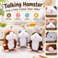 Peluche de hámster parlante: repite todo lo que digas, mueve la cabeza automáticamente y es muy divertido tanto para niños como para adultos
