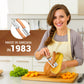 🏆Compra 1 llévate 1 gratis🥗 Pelador multifuncional para la cocina 🔪 – ¡Corta, rebanas y pela, todo en un solo utensilio! ✨