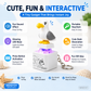 📢Compra 2 y llévate 1 gratis👍Llavero electrónico «Mine Little Bird» con luz y activación por voz: llavero creativo con forma de pato que suena al apretarlo