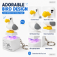 📢Compra 2 y llévate 1 gratis👍Llavero electrónico «Mine Little Bird» con luz y activación por voz: llavero creativo con forma de pato que suena al apretarlo