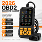 🥳OFERTA ESPECIAL 2026🥳🔧 Escáner OBD2 profesional: lee y borra los códigos de error, los datos en tiempo real y el estado de conformidad I/M. Funciona en coches fabricados a partir de 1996. 🛠️✨