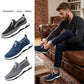 Zapatos de caminar transpirables sin cordones para hombre