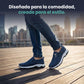 Zapatos de caminar transpirables sin cordones para hombre