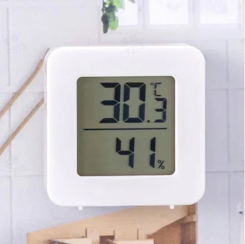 Mini termómetro e higrómetro digital LCD