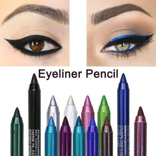 📢Compra 1 y llévate 1 gratis💕Lápiz de ojos resistente al agua y de larga duración, cosméticos de última tendencia para el maquillaje de ojos
