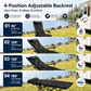 🪑 ¡50 % DE DESCUENTO! 🌿 Silla plegable, ajustable y portátil para uso en exteriores – Ligera, resistente y versátil – Ideal para el jardín, la acampada, la playa o la terraza – Fácil de transportar y montar 🏕️✨