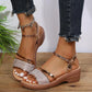 2024 New Women's Open Toe Wedge Orthopedic Sandals