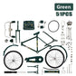 🚲 ¡COMPRA 2 Y LLÉVATE 3! ✨ Escala de Modelos de Bicicletas DIY – Creativo y Decorativo 🌟