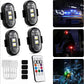 🚨🌈 Luces de advertencia LED inalámbricas de 8 colores con mando a distancia: ¡que te vean desde cualquier lugar! Potente función de parpadeo en 8 colores intensos, visibles hasta a 500 metros.⚡️