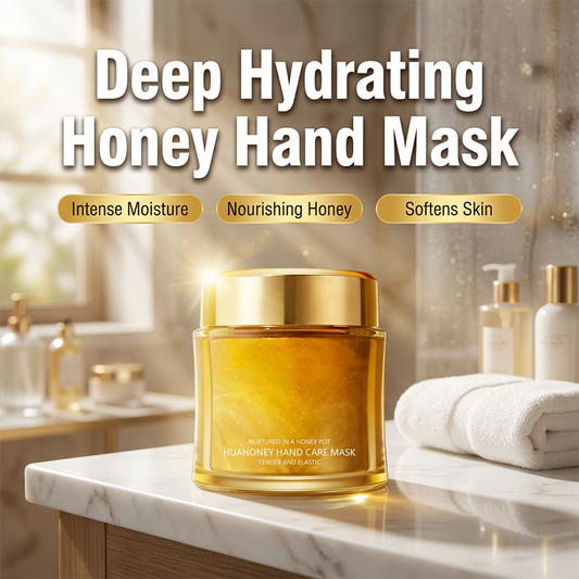 Mascarilla de Manos Hidratante y Nutritiva con Miel
