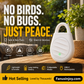 🐦Compra 1, llévate 1 gratis🎁 ¡Olvídate de los problemas causados por aves, animales y langostas! Llavero repelente ultrasónico portátil para aves