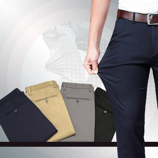 Pantalones clásicos de tiro alto para hombre - COMPRA 2 ENVÍO GRATIS