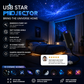 Luz nocturna con proyector «Plug-and-Play» HD Galaxy & Ocean 🥳 Más de 50 000 usuarios satisfechos