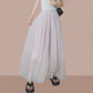 Glazed Ice Silk Floor-Length Wide-Leg Culottes