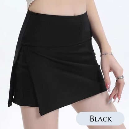 Women's Side Split Skirt with Inner Shorts