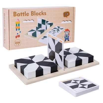 Puzzle Ocultos Bloques de Construcción Puzzle Juguetes Para Cultivar la Capacidad de Imaginación Espacial de los Niños Parent-Child Interactive BoardGame