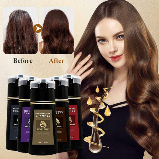 🔥🔥Summer Promotion 50%OFF — Instant Result Hair Dye Shampoo🌿🌿