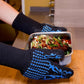 Guantes para barbacoa duraderos, antideslizantes y resistentes al calor