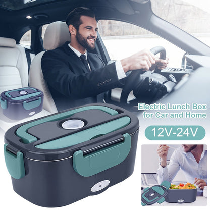 🎁OFERTA CALIENTE DEL AÑO NUEVO 2026: 50% DE DESCUENTO por tiempo limitado🔥Lonchera eléctrica portátil de 7 piezas de doble voltaje 2 en 1