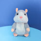 Peluche de hámster parlante: repite todo lo que digas, mueve la cabeza automáticamente y es muy divertido tanto para niños como para adultos
