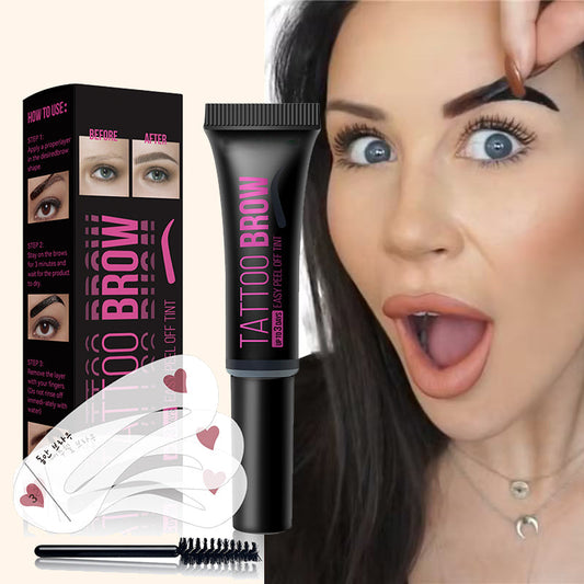📢Compra 2 y llévate 1 set gratis💕Tinte de cejas peel-off de larga duración y resistente al agua