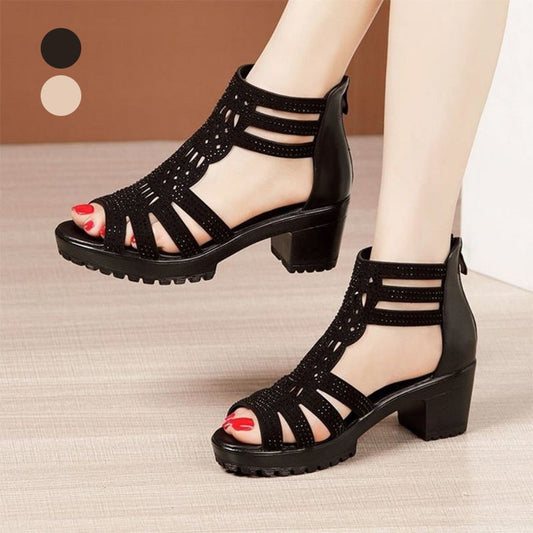 👡 ¡50 % DE DESCUENTO! 🌸 Sandalias de tacón alto antideslizantes para mujer: estables, elegantes y perfectas para cualquier ocasión 🌟