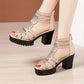 👡 ¡50 % DE DESCUENTO! 🌸 Sandalias de tacón alto antideslizantes para mujer: estables, elegantes y perfectas para cualquier ocasión 🌟