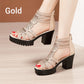 👡 ¡50 % DE DESCUENTO! 🌸 Sandalias de tacón alto antideslizantes para mujer: estables, elegantes y perfectas para cualquier ocasión 🌟