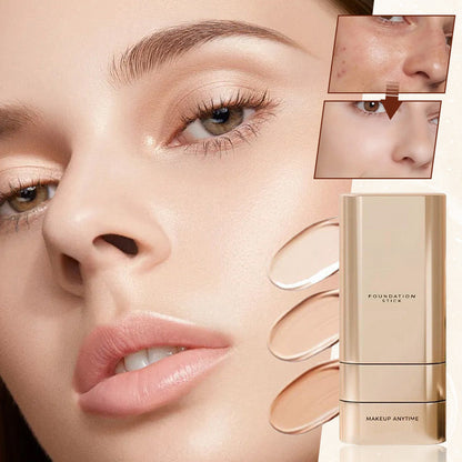 ✨Oferta especial compre 1 y llévese 1 gratis✨Base de maquillaje en barra de doble punta, impecable y de larga duración