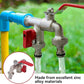 🚰 ¡50% DE DESCUENTO AHORA! 💧 Grifo de jardín universal de acero inoxidable con doble salida: válvulas independientes, resistente y de fácil instalación ✨