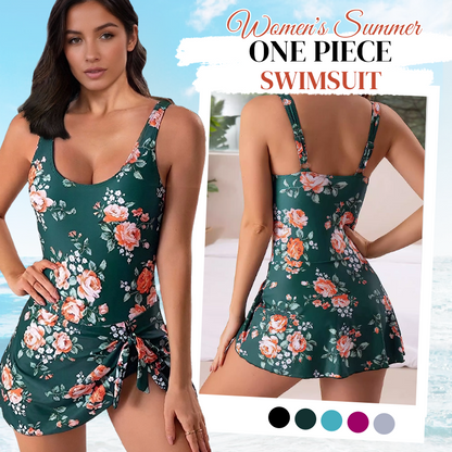 👙ÚLTIMO DÍA DE VENTA💃 Traje de baño de una pieza para mujer con control de abdomen y nudo.
