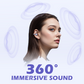 Auriculares Bluetooth con clip y diseño abierto para mayor comodidad