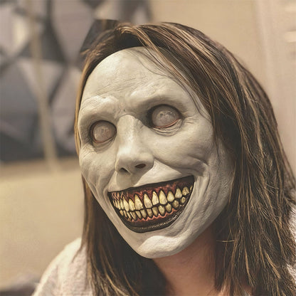 🎭 50% DE DESCUENTO ! 🎃 Máscara de Halloween Terrorífica - Realista con Correas Ajustables, Efecto Aterrador para Fiestas y Bromas 👻✨