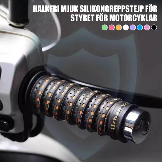 💯Cinta antideslizante de silicona suave para manillares de motocicleta