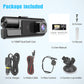 🚗Dash Cam de 3 cámaras en 1080P HD Frontal + interior + cámara trasera con reversa