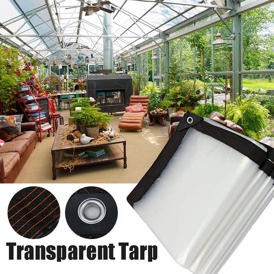 🔥Lona transparente resistente: impermeable y aislada | 50 % de descuento + juego de cuerdas elásticas gratis
