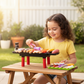 🎁 Regalo Navideño Perfecto: Set de Parrilla BBQ Realista para Niños con Comida de Juguete ✨