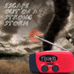 📻 ¡60 % DE DESCUENTO! ☀️ Radio portátil solar: emergencia, multifunción y recarga USB para actividades al aire libre/supervivencia 🔋