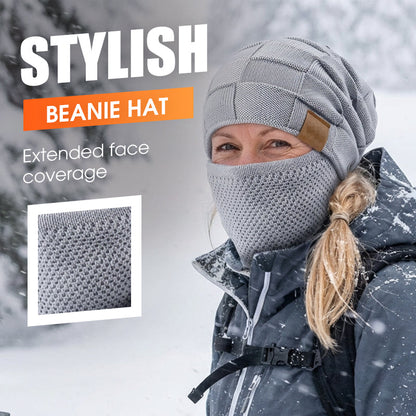 Gorro cálido de invierno con cubrebocas