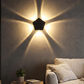 🔥Oferta por tiempo limitado: aplique de pared LED moderno con efecto luminoso geométrico